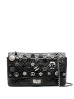 CHANEL Pre-Owned sac porté épaule 2.55 Double Flap (2009-2010) - Noir - thumbnail