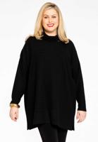 Yoek Pullover high neck | Zwart | Maat 54/56