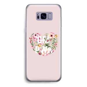 GRL PWR Flower: Samsung Galaxy S8 Transparant Hoesje