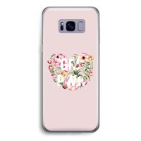 GRL PWR Flower: Samsung Galaxy S8 Transparant Hoesje