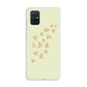 Falling Leaves: Galaxy A71 Transparant Hoesje