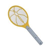 1x Elektrische anti muggen vliegenmeppers geel/grijs 46 x 17 cm   -