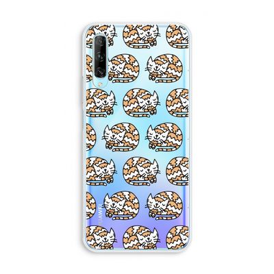 Slapende poes: Huawei P Smart Pro Transparant Hoesje