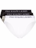 Polo Ralph Lauren lot de 3 slips à ceinture à logo - Noir - thumbnail