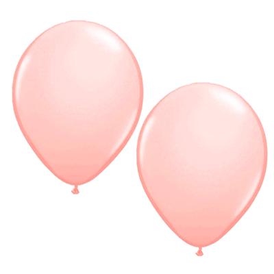Feestartikelen Licht roze ballonnen