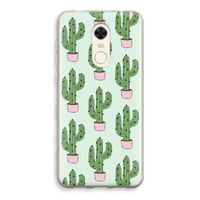 Cactus Lover: Xiaomi Redmi 5 Transparant Hoesje