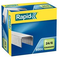 Nieten rapid 24/6 gegalvaniseerd standaard 5000st | 10 stuks