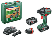 Bosch Groen Advanced Drill 18 Accu Schroefboormachine | 2 standen | 18V | 2 x 2,5 Ah accu + lader | In transportkoffer - 06039B5006 - thumbnail