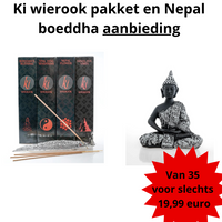 Aanbieding: Nepal boeddha+Ki wierook pakket - Wierook - Spiritueelboek.nl