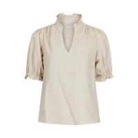 Neo noir - Beige | Dames | Blouse | Beige | 38 | regular | Kamst mode