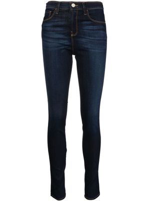 Emporio Armani jean à coupe skinny - Bleu
