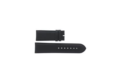 Horlogeband Dolce & Gabbana DW0008 Leder Zwart 24mm