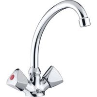 Paffoni Etoile Keukenmengkraan 24.4cm 1 kraangat Chroom glans ET078CR29