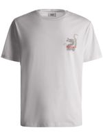 Bally t-shirt en coton à imprimé graphique - Blanc - thumbnail