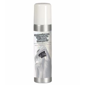Witte bodypaint spray/body- en haarspray   -