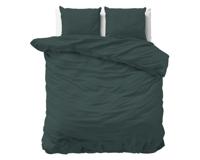Dreamhouse Stone washed Donker Groen 140 x 200/220 cm