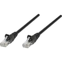 Intellinet 320764 RJ45 Netwerkkabel, patchkabel CAT 5e U/UTP 3.00 m Zwart 1 stuk(s)