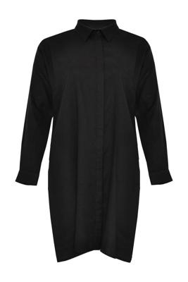 Yoek Blouse long | Zwart | Maat S