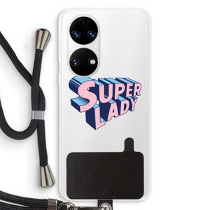Superlady: Huawei P50 Transparant Hoesje met koord
