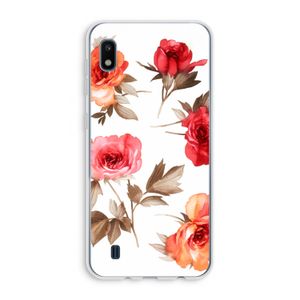 Roosjes: Samsung Galaxy A10 Transparant Hoesje