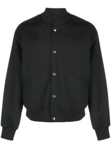 Jil Sander veste bomber en coton à design uni - Noir