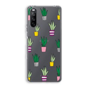 Sanseveria: Sony Xperia 10 III Transparant Hoesje