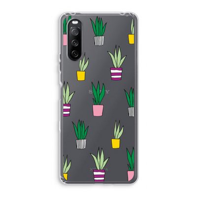 Sanseveria: Sony Xperia 10 III Transparant Hoesje
