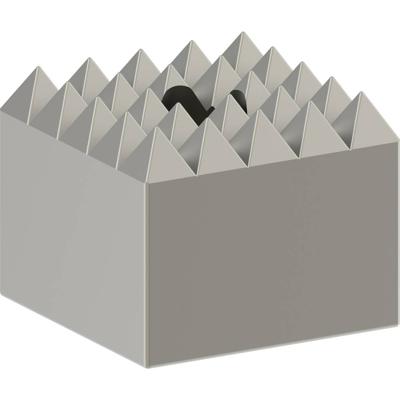 Bosch Accessories 1618623205 Bosch Power Tools Bouchardeerkop 60 x 60 mm, 5 x 5 1 stuk(s)