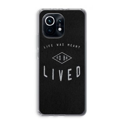 To be lived: Xiaomi Mi 11 Transparant Hoesje
