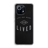 To be lived: Xiaomi Mi 11 Transparant Hoesje