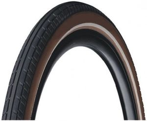 Deli Tire buitenband zwart-bruin 28x1.75 47-622 reflectie breaker