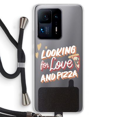 Pizza is the answer: Xiaomi Mi Mix 4 Transparant Hoesje met koord