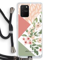 Sweet heaven geometrics: Samsung Galaxy S10 Lite Transparant Hoesje met koord