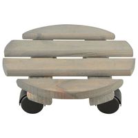 1x Planten trolleys/multirollers rond 23 cm - thumbnail