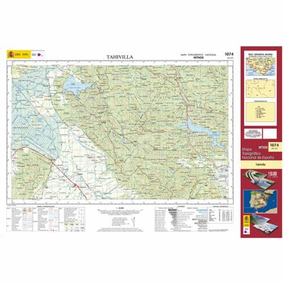 Topografische kaart 1074 MT50 Tahivilla | CNIG - Instituto Geográfico Nacional1