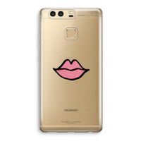 Kusje: Huawei P9 Transparant Hoesje