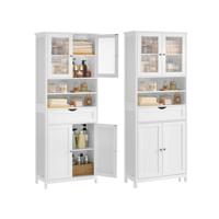 Badkamerkast met ledverlichting en verstelbare opbergruimte, zonder LED-verlichting