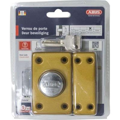 Slot - ABUS - CLK CB 45 B EK - Stalen kist, sluitplaat en schoot - Messing cilinder - Afgewerkt met schroeven