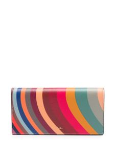 Paul Smith portefeuille en cuir à motif arc-en-ciel - Rose