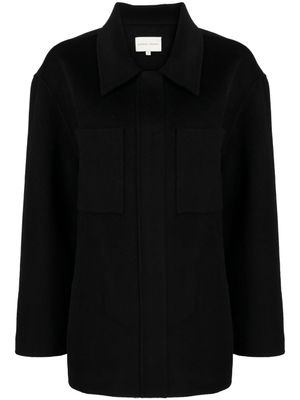 LouLou de Saison veste en cachemire à boutonnière - Noir