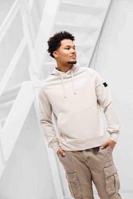 Cruyff Non Denim Hoodie Heren Sand - Maat S - Kleur: Sand | Soccerfanshop