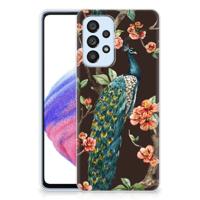Samsung Galaxy A53 5G | TPU Hoesje | Pauw met Bloemen
