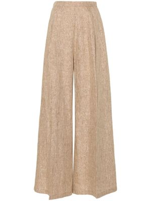 Forte Forte pantalon palazzo à taille haute