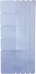 Wowow reflecterende stickerset, zilver