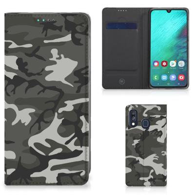 Samsung Galaxy A40 | Hoesje met Magneet | Army Light