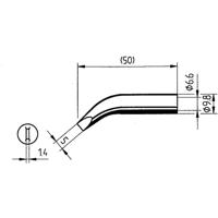 Ersa 0832RD Soldeerpunt Beitelvorm, gebogen Inhoud: 1 stuk(s)