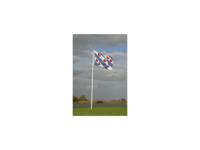 Dokkumer Vlaggen Centrale Vlag friesland 100x150 cm