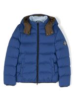 Herno Kids doudoune à patch logo - Bleu