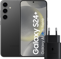 Samsung Galaxy S24 Plus 256GB Zwart 5G + Samsung Snellader 25 Watt Zwart