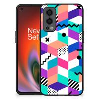 OnePlus Nord 2 Backcover Blokken Kleurrijk